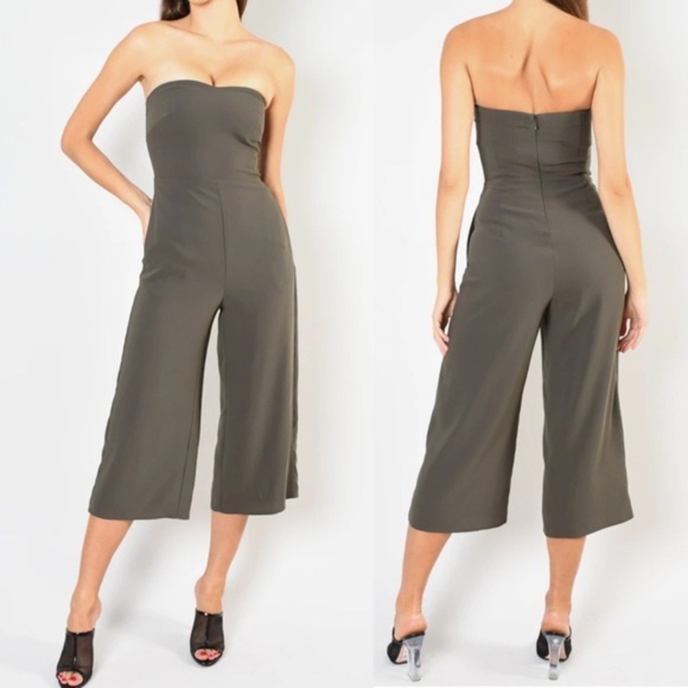 Aritzia Babaton Roshan strapless jumpsuit